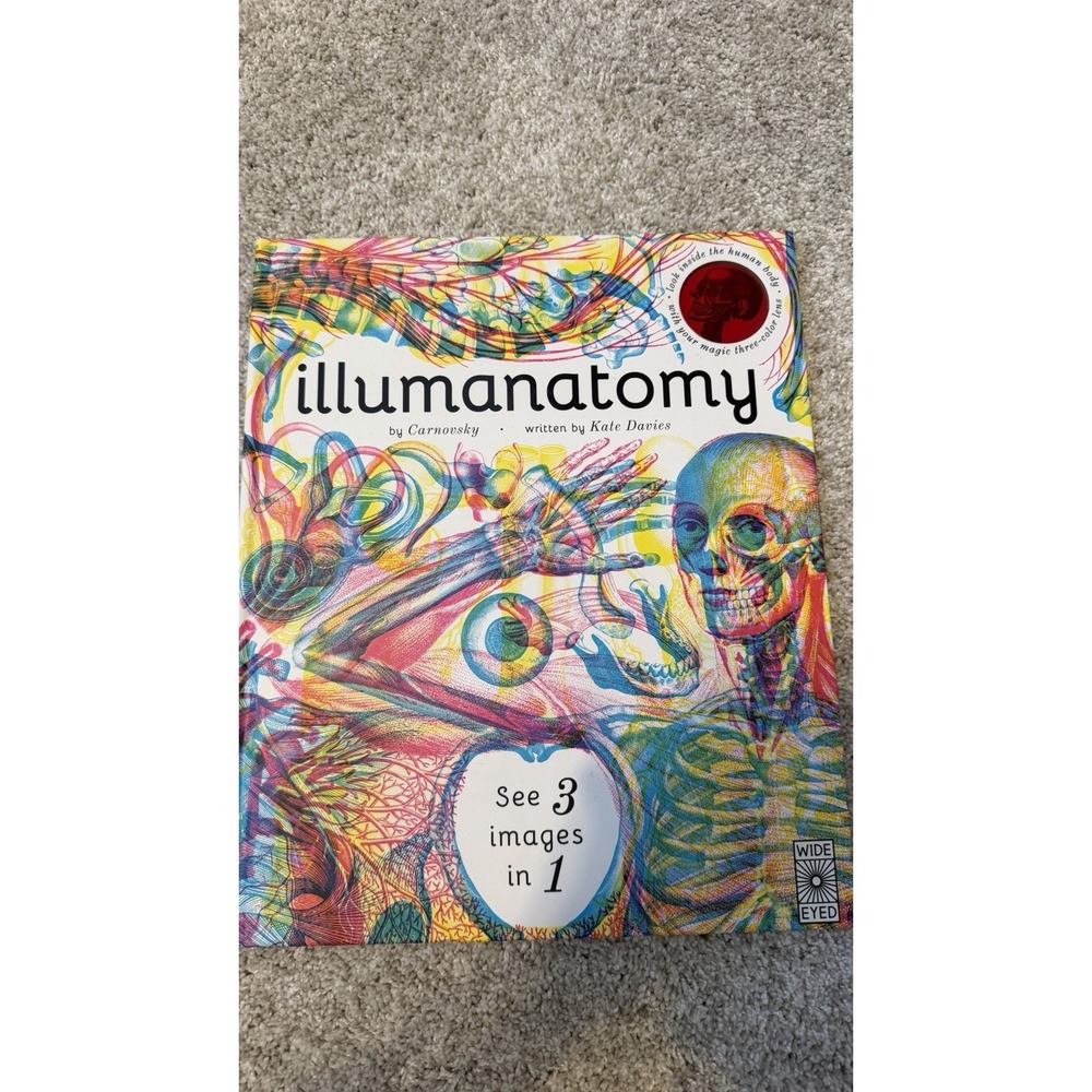 Illumanatomy Kate Davies Carnovsky Human Body Book with Magic Lens Hardcover